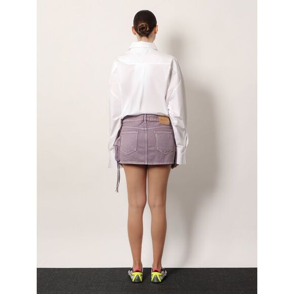 The Attico Women Cotton Mini Skirt - Picture 3 of 5